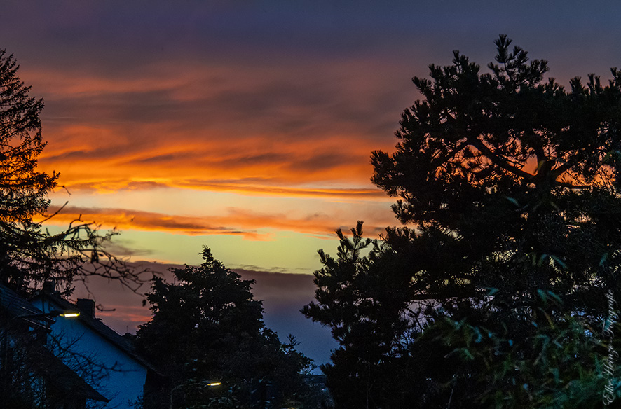 Weihnachtspost & Abendhimmel